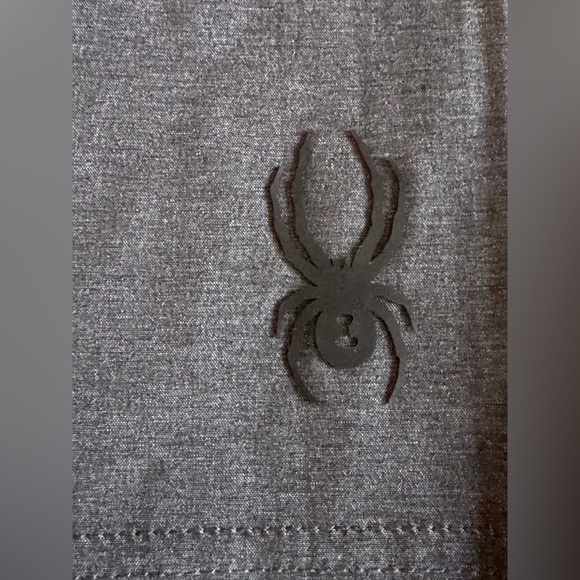 Spyder Active pro web Black and Gray athletic workout training Shorts XL - Picture 4 of 6